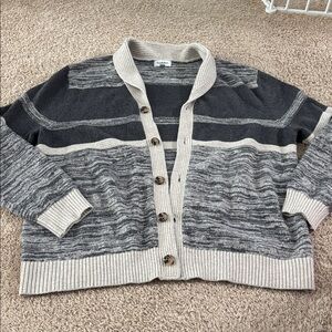 Goodfellow & Co Gray and Cream Knit Sweater